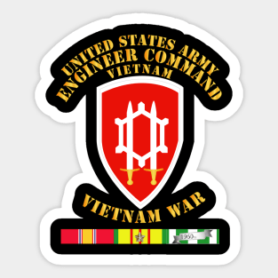 US Army Eng Cmd Vietnam - Vietnam War  w SVC Sticker